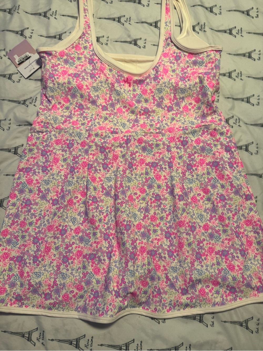 JoyLab Pink Floral Sleeveless Mini Dress - Picture 5 of 8